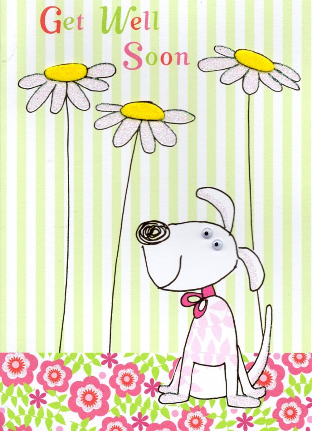 Get Well Soon Cute Greeting Card Cards Love Kates