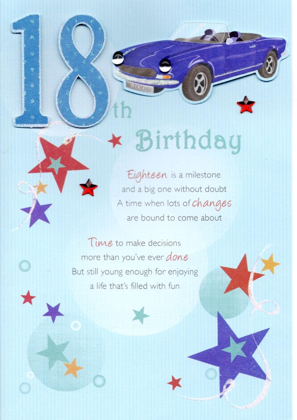 Free Printable 18th Birthday Cards - Printable Templates