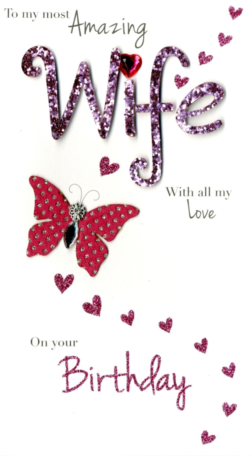 Birthday Wishes For Wife Greeting Cards