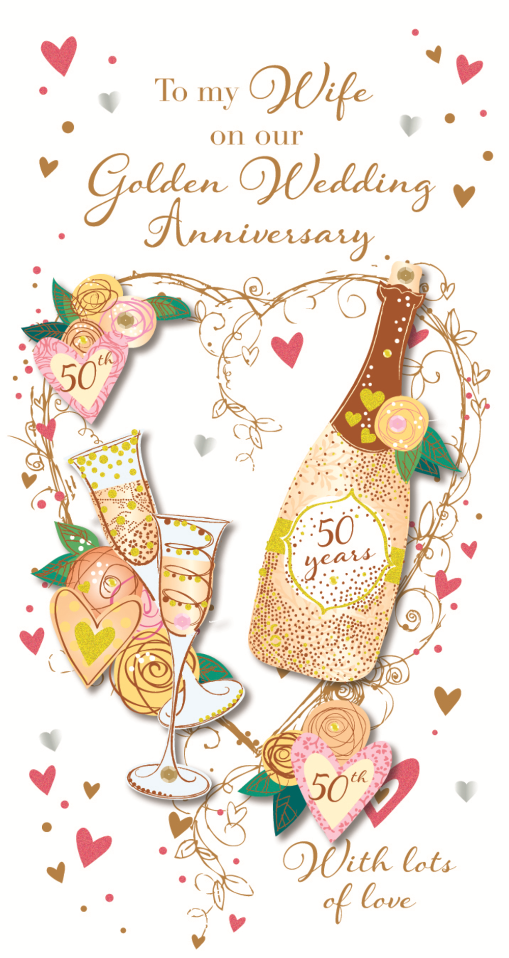 Printable 50th Wedding Anniversary Cards - Printable Templates Free