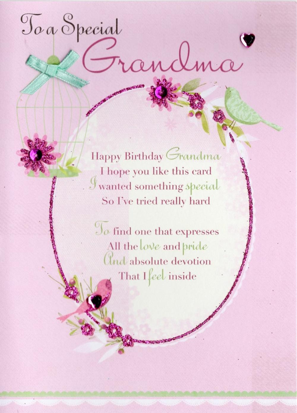 Birthday Cards For Grandma Printable