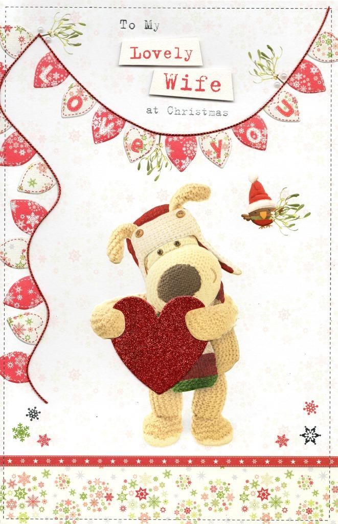 Boofle Lovely Wife Christmas Greeting Card Cards Love Kates