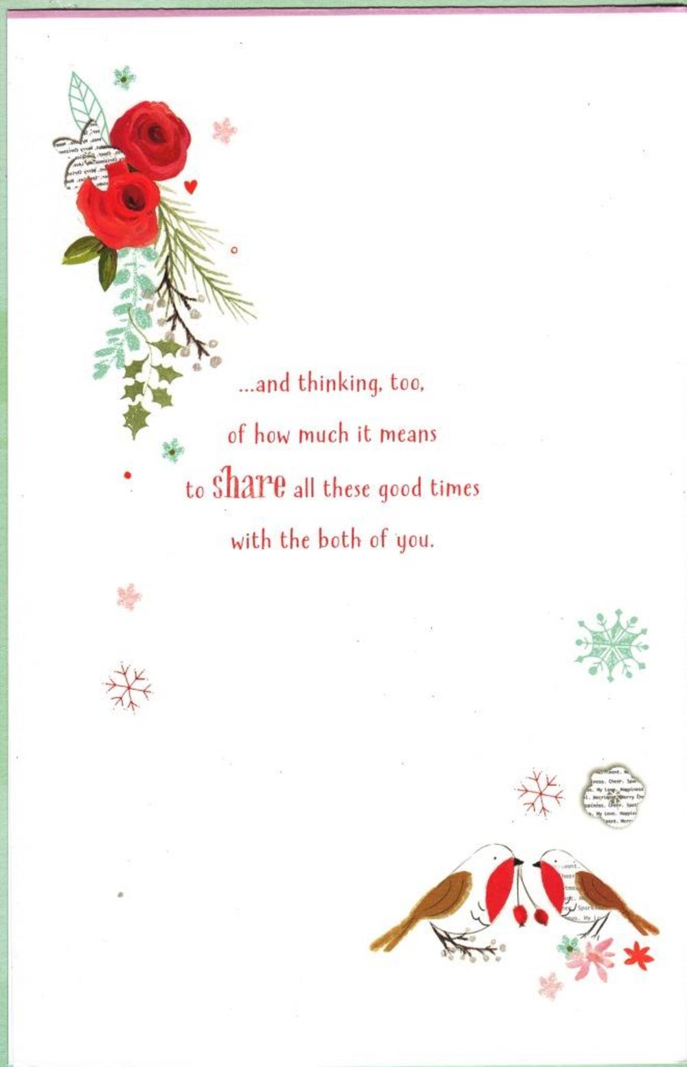 For Both Of You Traditional Christmas Greeting Card  Cards  Love Kates