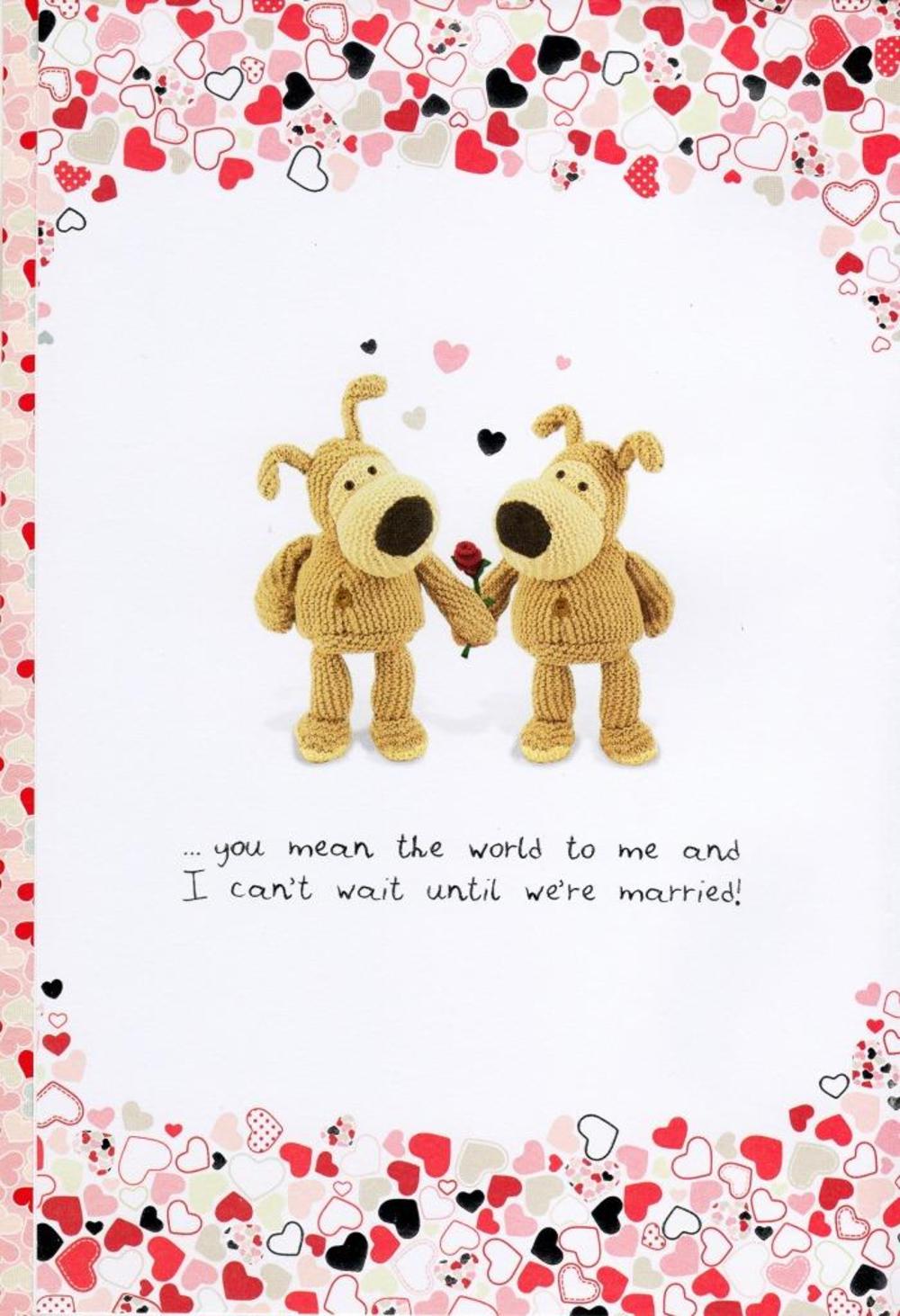 Boofle Fiancee Happy Birthday Greeting Card Cards