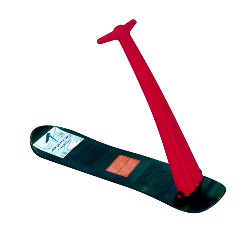 Snow Scooters Red or Blue Kids Snowboard Scooter Sledge Sled Ski Glider Plastic