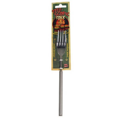 TELESCOPIC FORKS Fun Joke Extending Fork Extends to 65cm Long Novelty