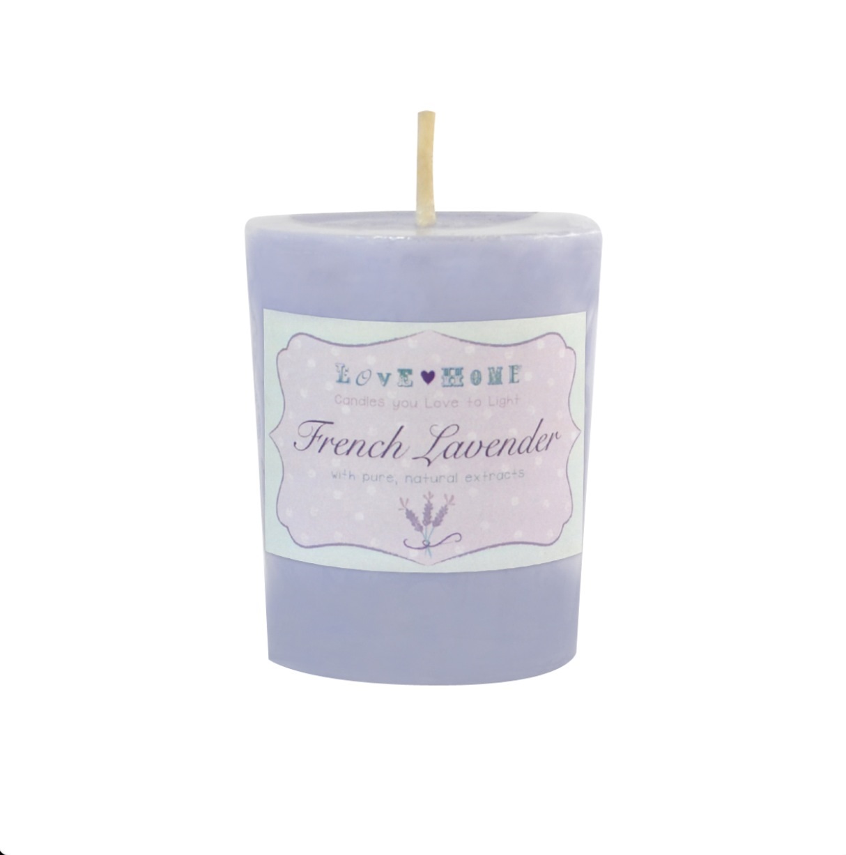 SCENTED VOTIVE CANDLE ' FRENCH LAVENDER ' NEW RANGE FRAGRANCED CANDLES ...