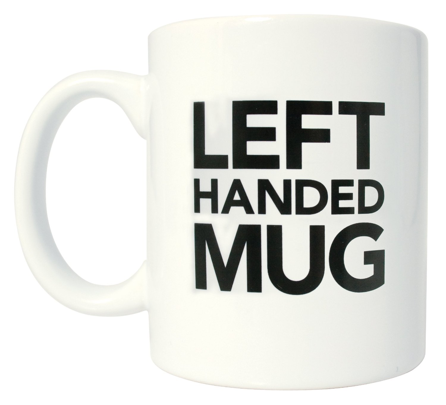 Left Handed Mug Special Mugs for Lefties Funny Joke Prank Novelty Gift