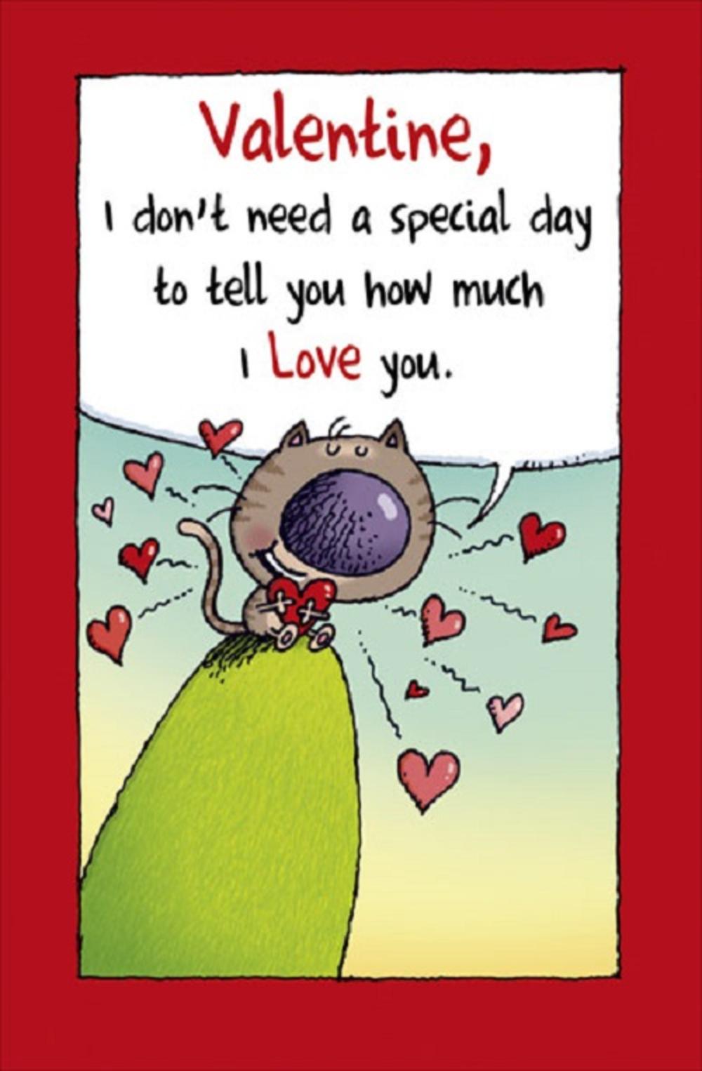 Valentine I Don t Need A Special Day Naughty Valentine s Day Card Cards Love Kates