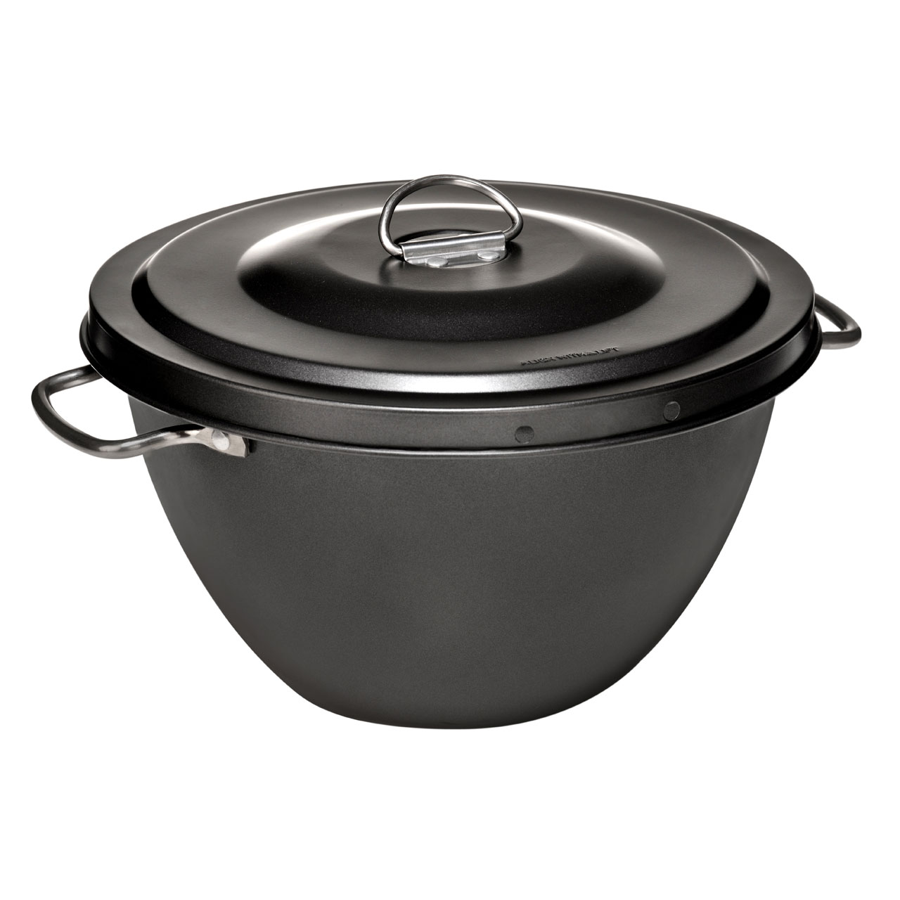 Pudding Steamer Basin Carbon Steel Silicone NonStick Coating 1.5 litre