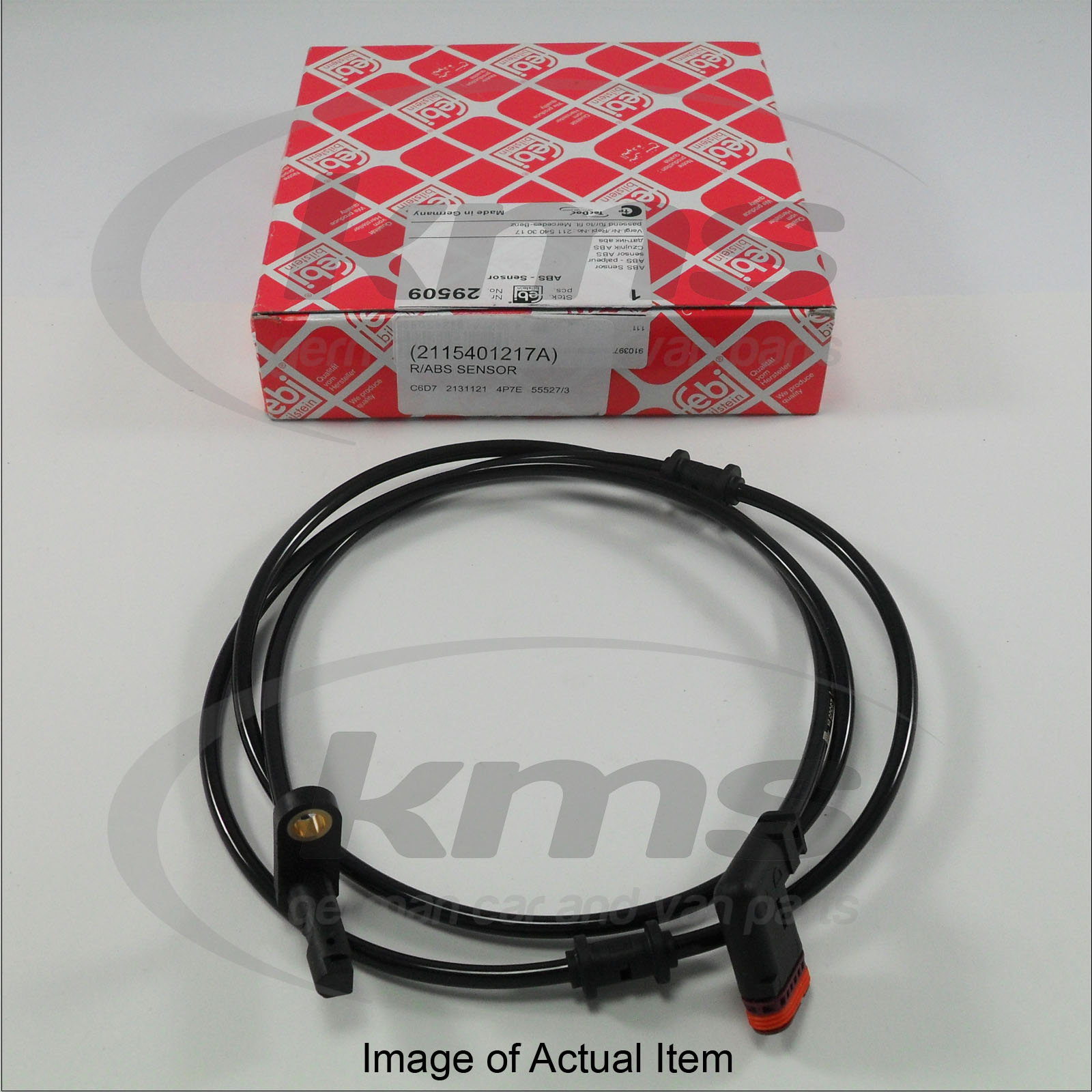 REAR ABS SENSOR W211 ECLASS 02 MERCEDES CLS (W219) COUPE 0410 COUPE
