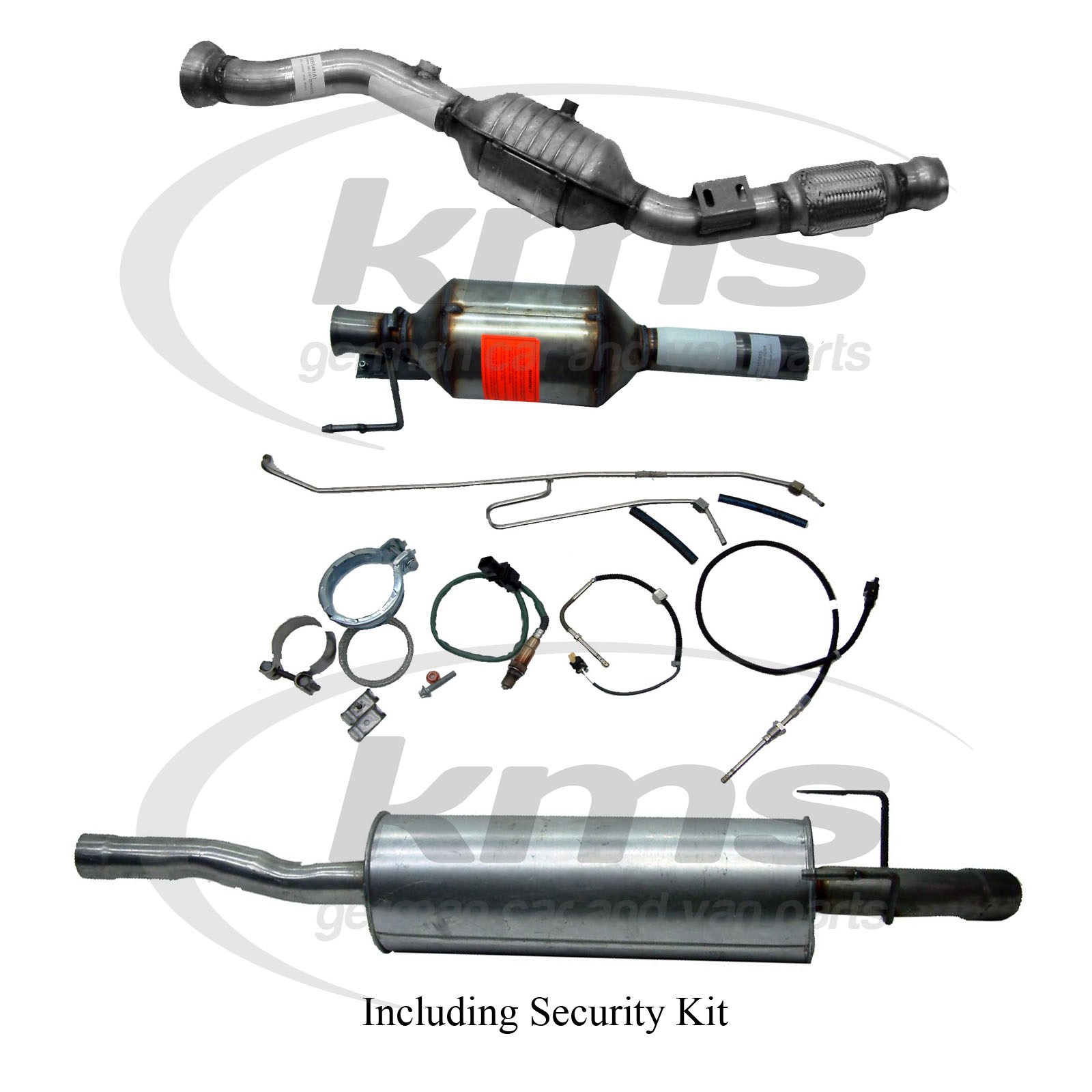 Full Exhaust Kit 906 Sprinter 3 Ton Chassis CAB 215 CDi 150 BHP 06