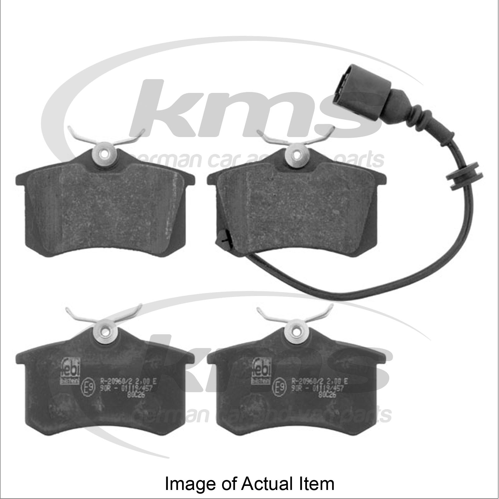 BRAKE PADS VW Polo Hatchback TDi MK 4 Facelift 9N3 (20052010) 1.9L
