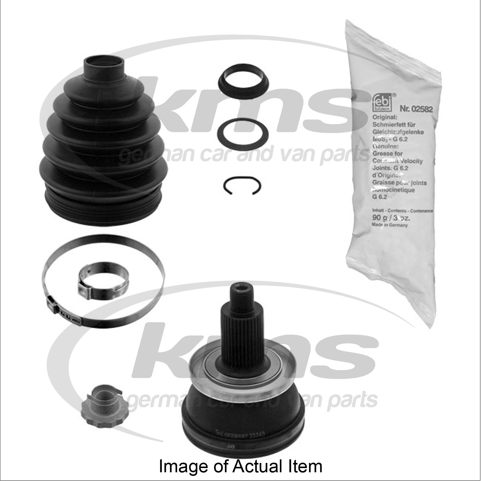 CV JOINT KIT VW Polo Hatchback Dune (20042010) 1.4L 75 BHP Top