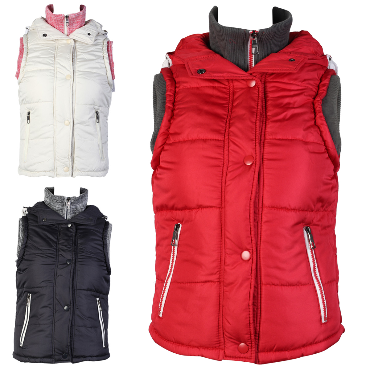 body warmer ladies with hood