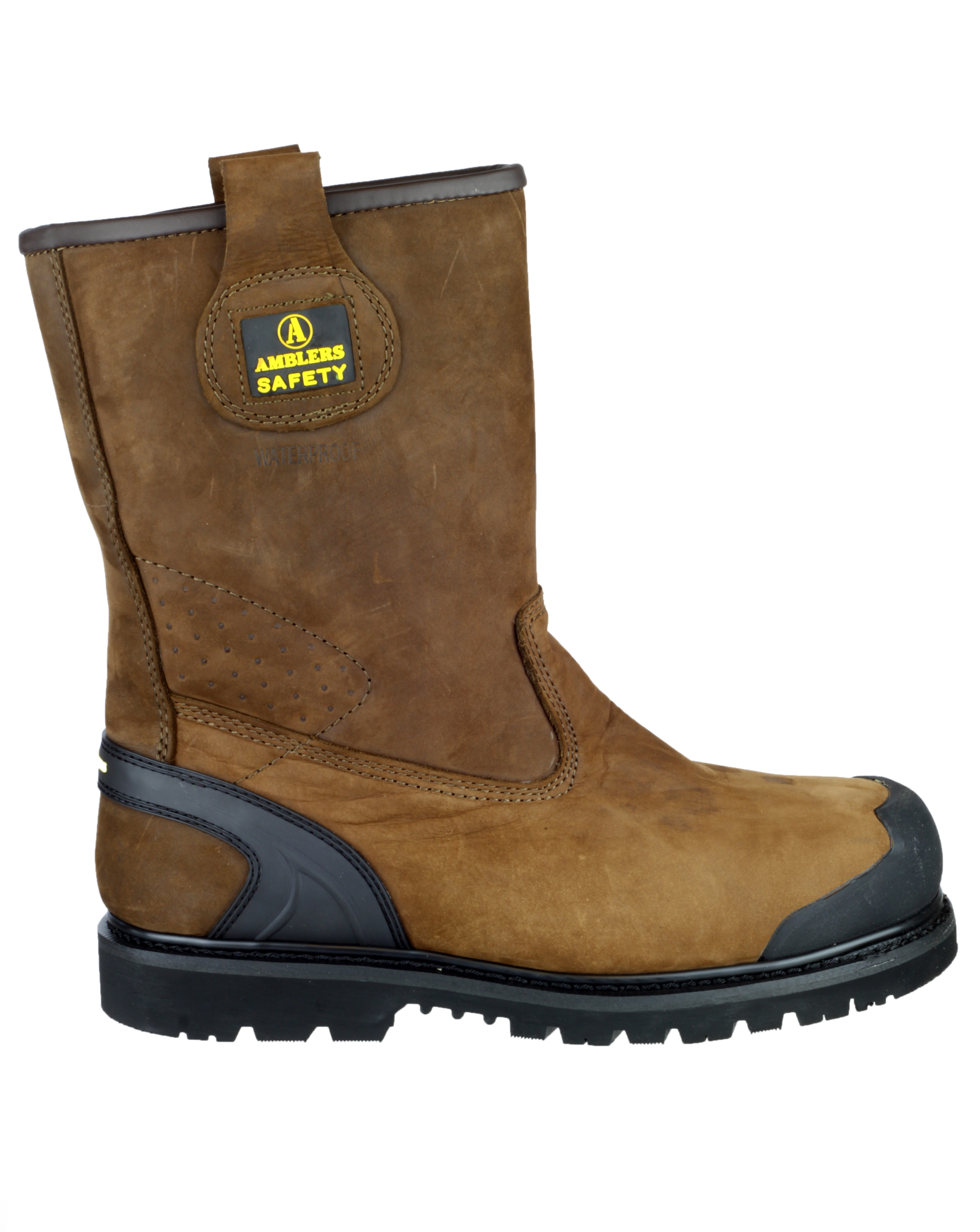 steel toe cap boots tan