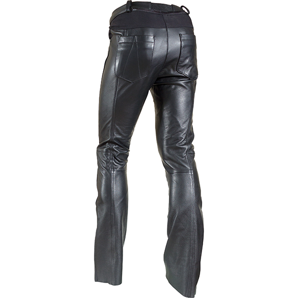 Richa Black Kelly Womens Motorcycle Leather Pants Protective Clothing