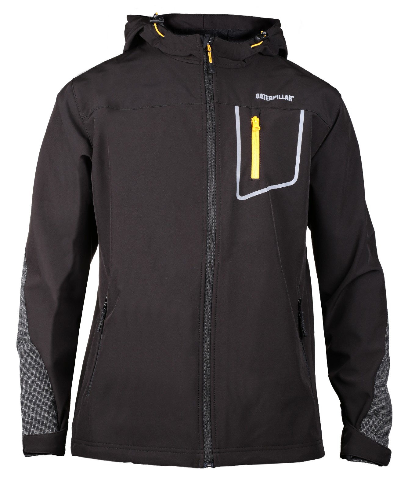 Caterpillar CAT Capstone Hooded Softshell Workwear Jacket Coat