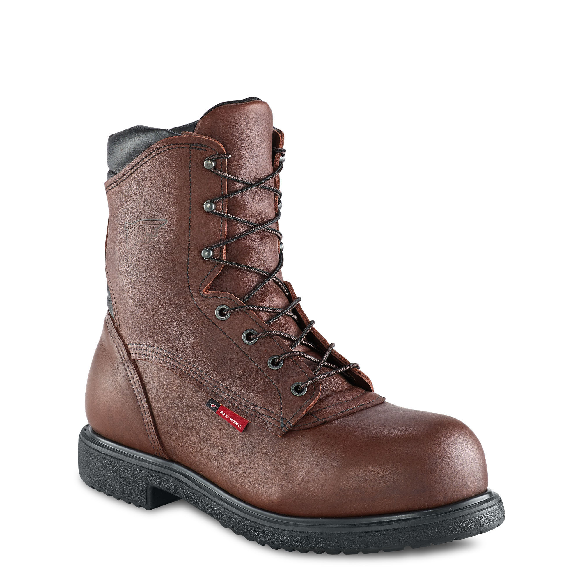 Red Wing 3216 Brown Mahogany Mens 8 Inch Safety Boot EN345 S3 SRA Metal