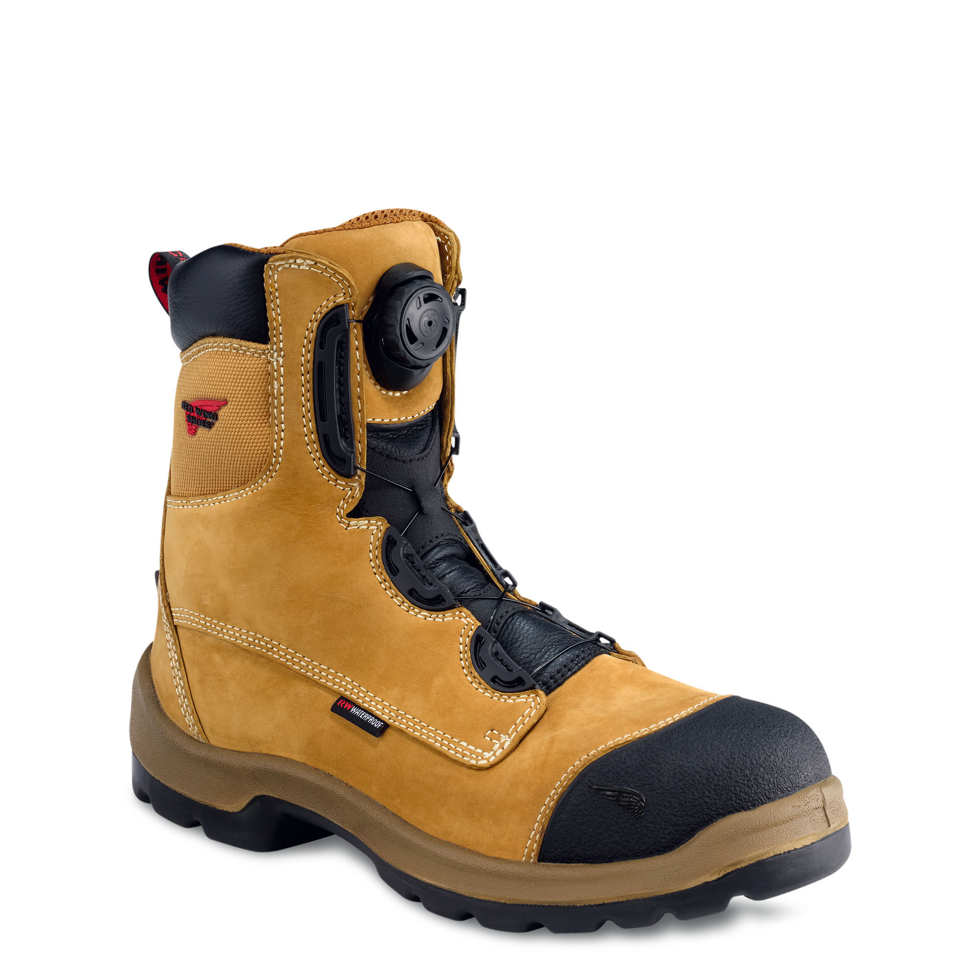 boa lacing boots wing 3262 mens 8 inch new honey waterproof safety boot boa lacing boots wing 3262 mens 8 inch new honey waterproof safety boot