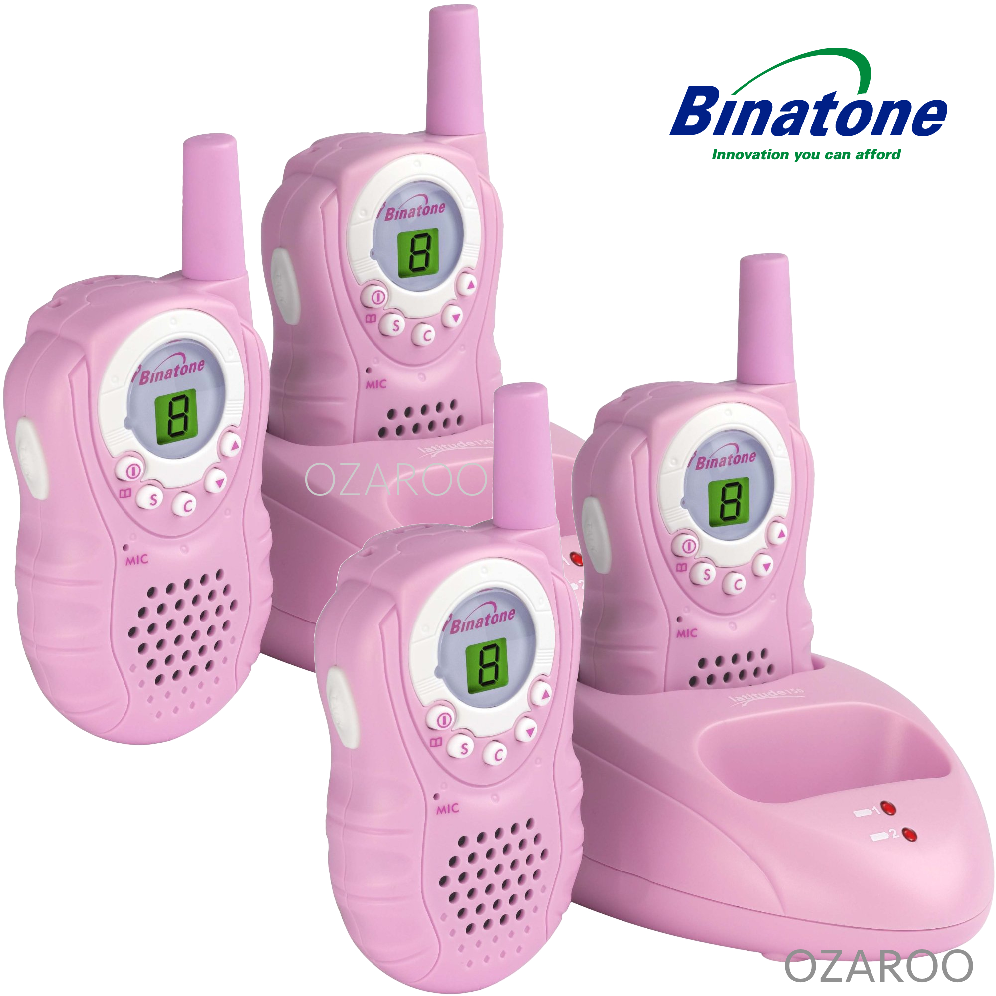 4 x NEW Binatone Latitude 150 QUAD Pack Walkie Talkie TwoWay Radios 3m