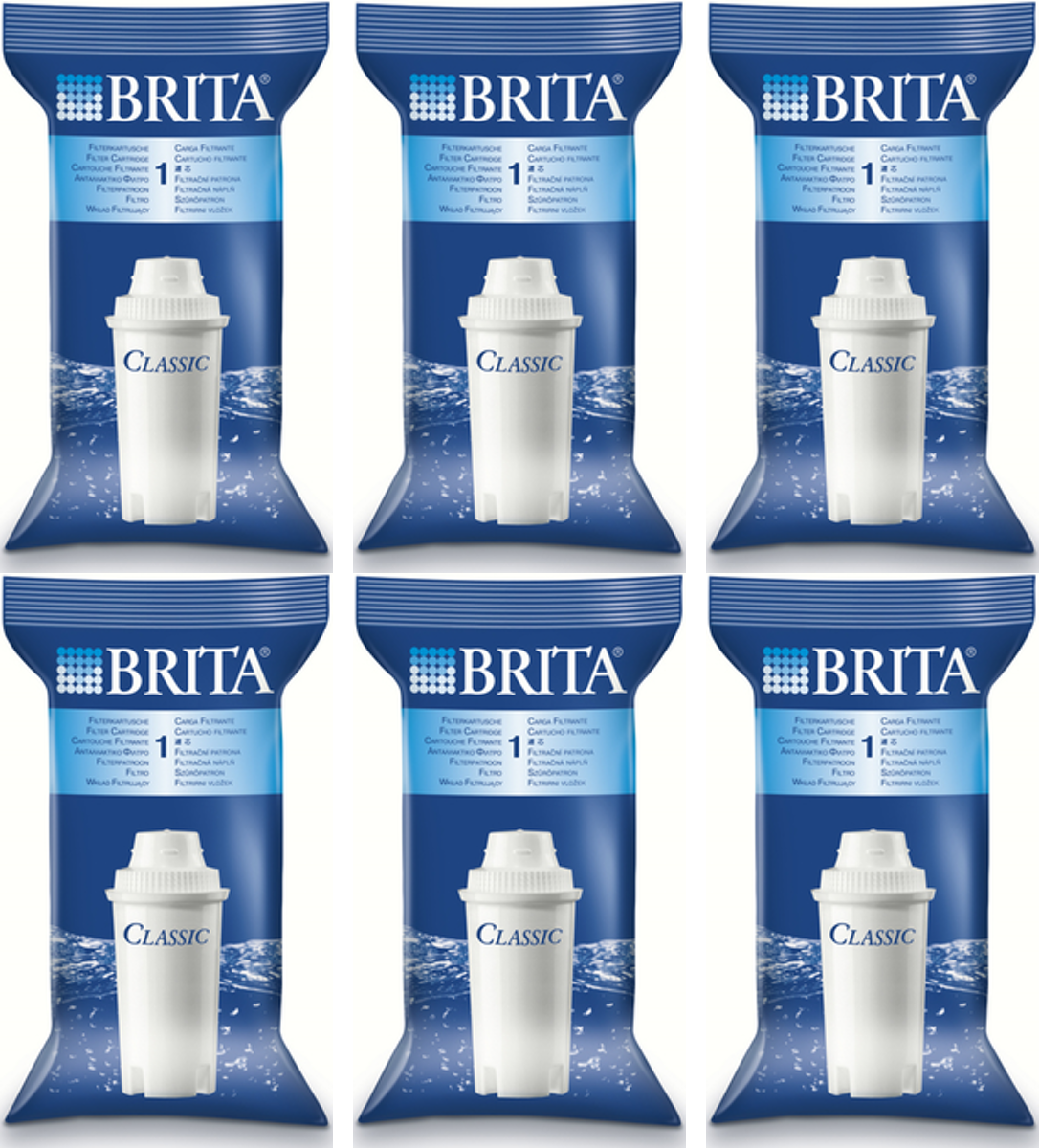 Brita Classic Original Replacement Water Filter Jug Refill Cartridges