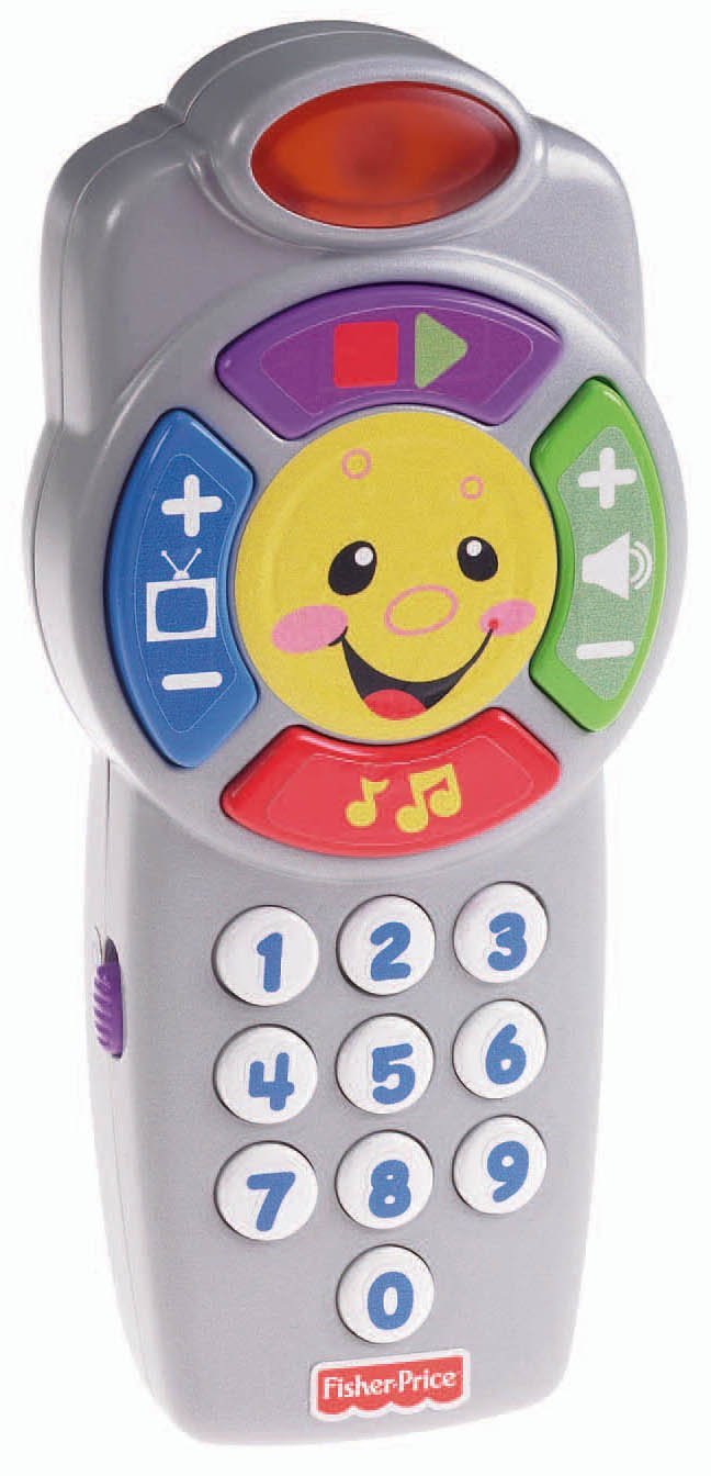 FisherPrice Laugh Click & n Learn TV Remote Baby Toy for Kids 6 Months