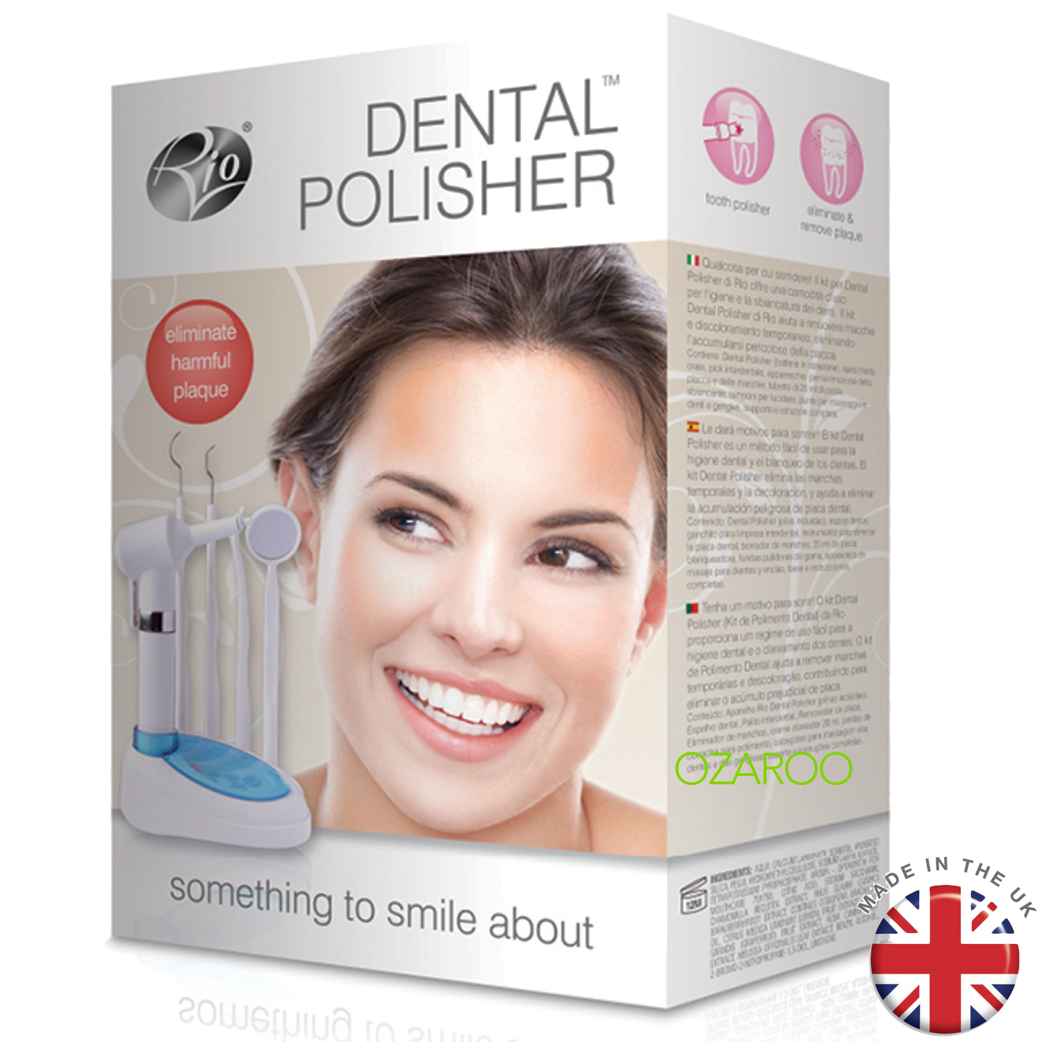 Rio Dental Tooth Polisher Home Teeth Cleaner Hygiene Kit Device