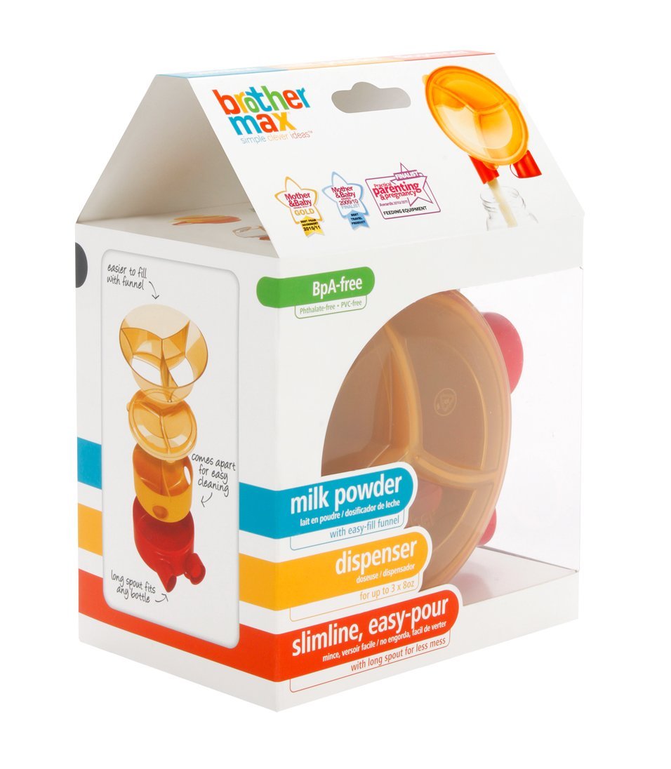 Brother Max Slimline Baby Travel Milk Powder Formula Dispenser
