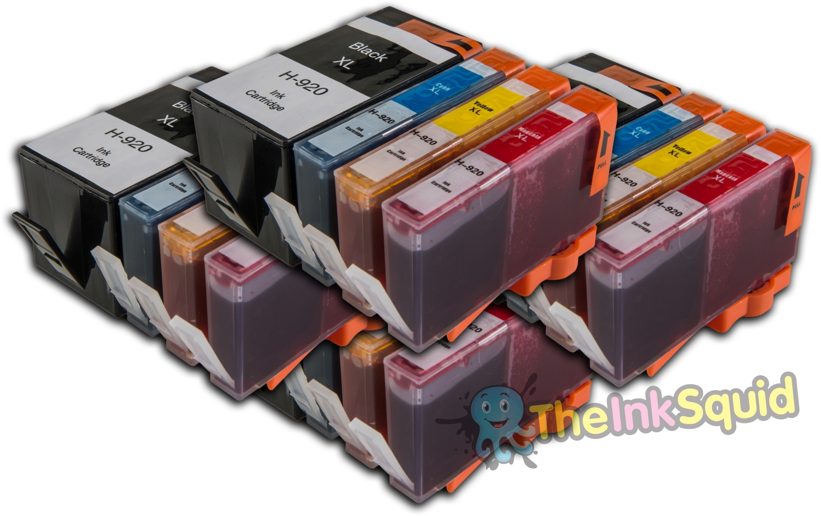 Sets Of Hp Xl Chipped Compatible Ink Cartridges For Photosmart