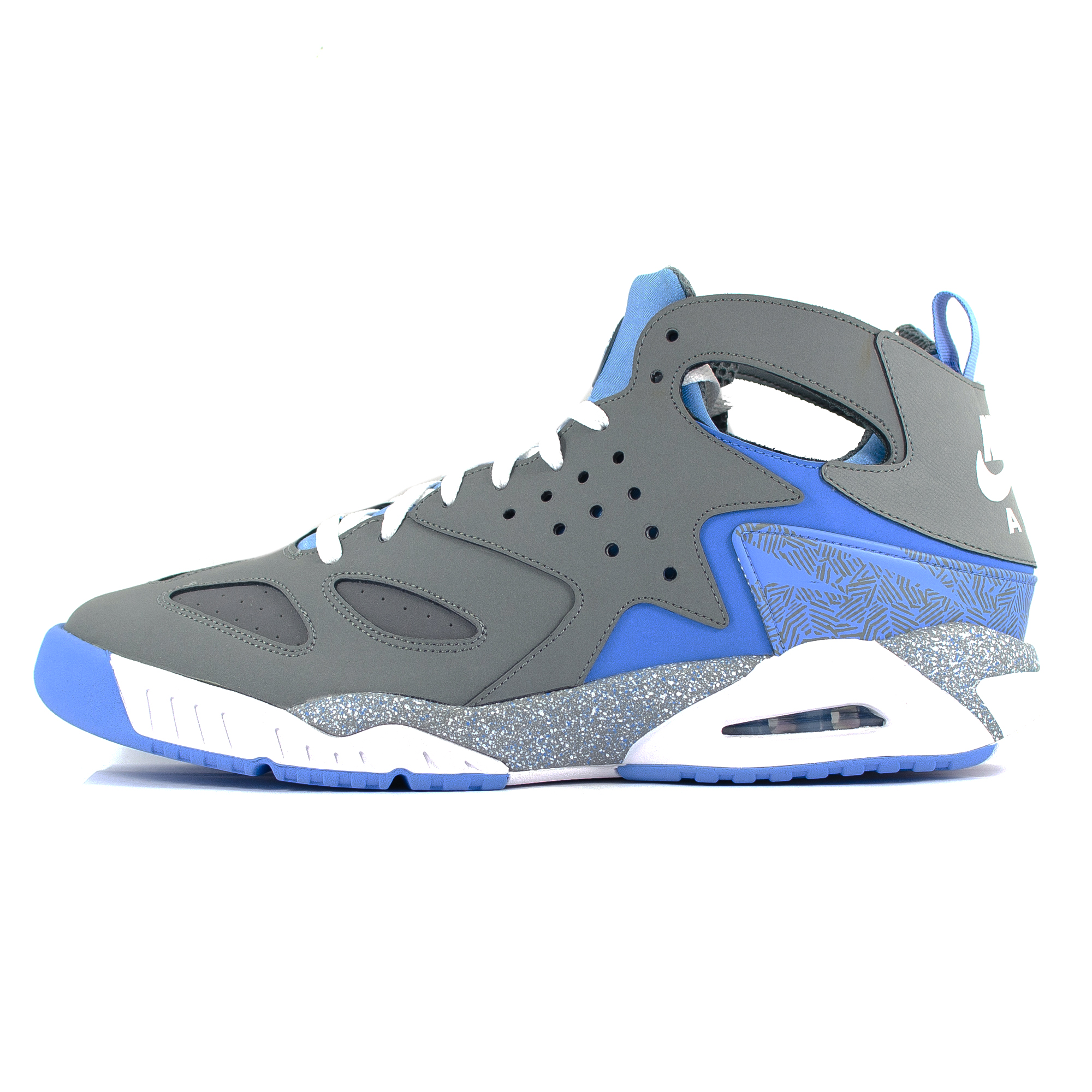 nike huarache mens blue and grey