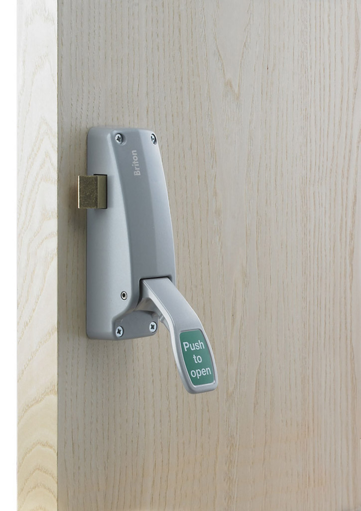 Briton 1438 Push Pad Emergency Safety Exit Paddle Fire Door Push Bar eBay