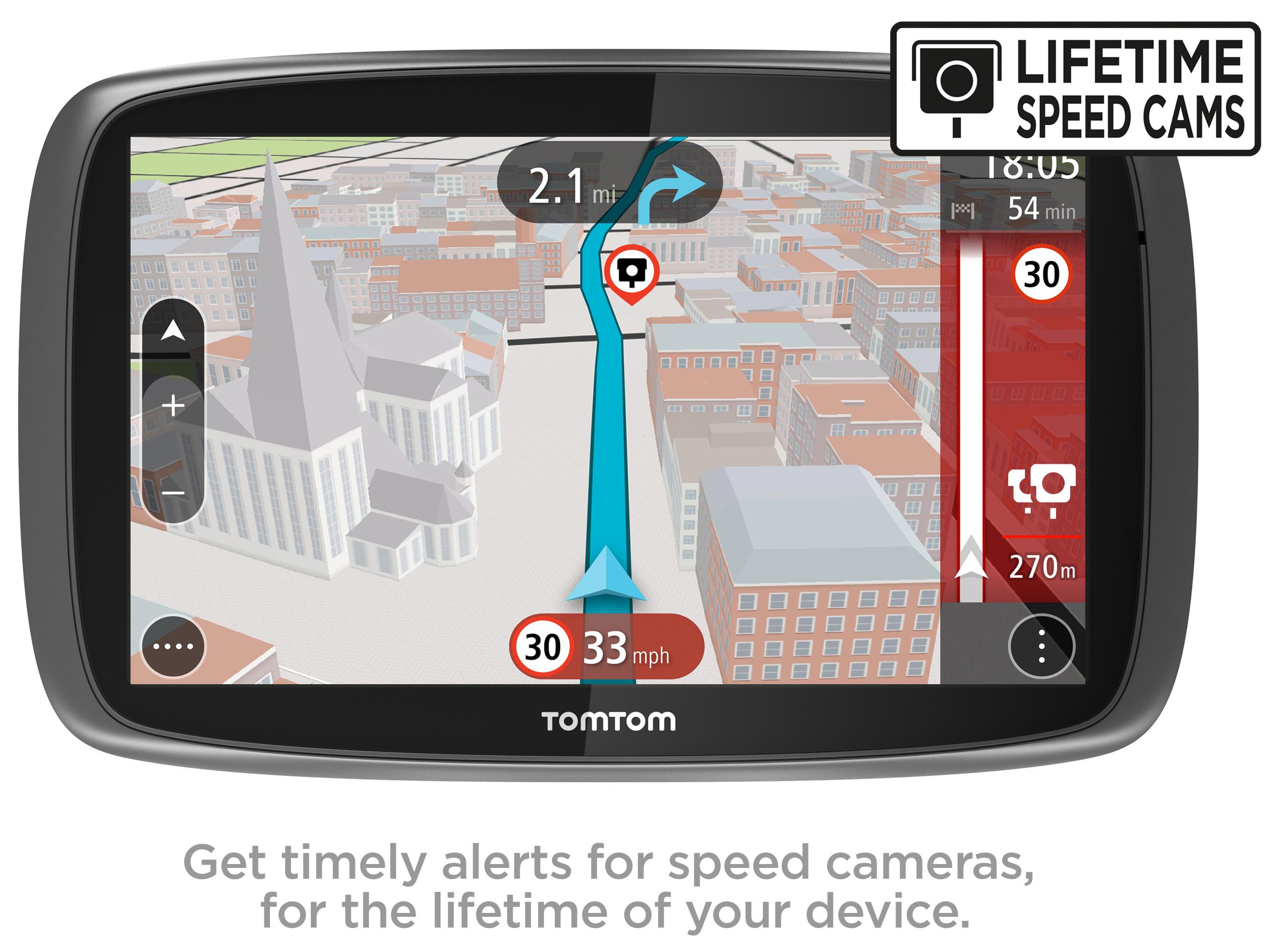 TomTom GO 5100 5 Car Sat Nav GPS MyDrive Lifetime Traffic World 3D