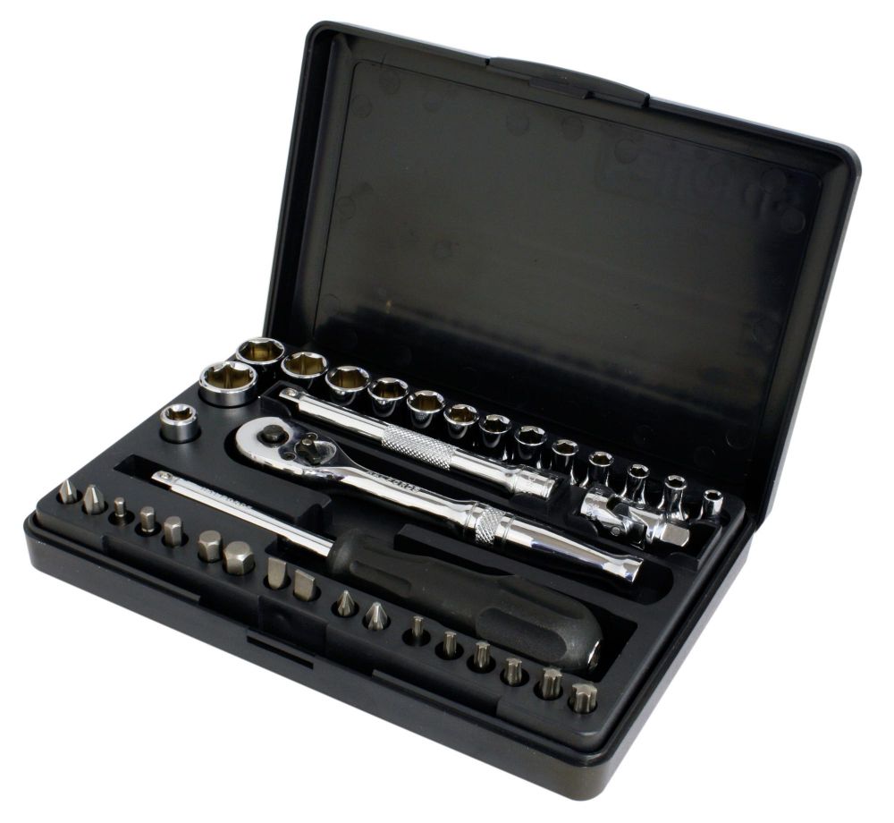 Halfords Advanced Professional Metric Socket Set Kit 1 4 36 Piece