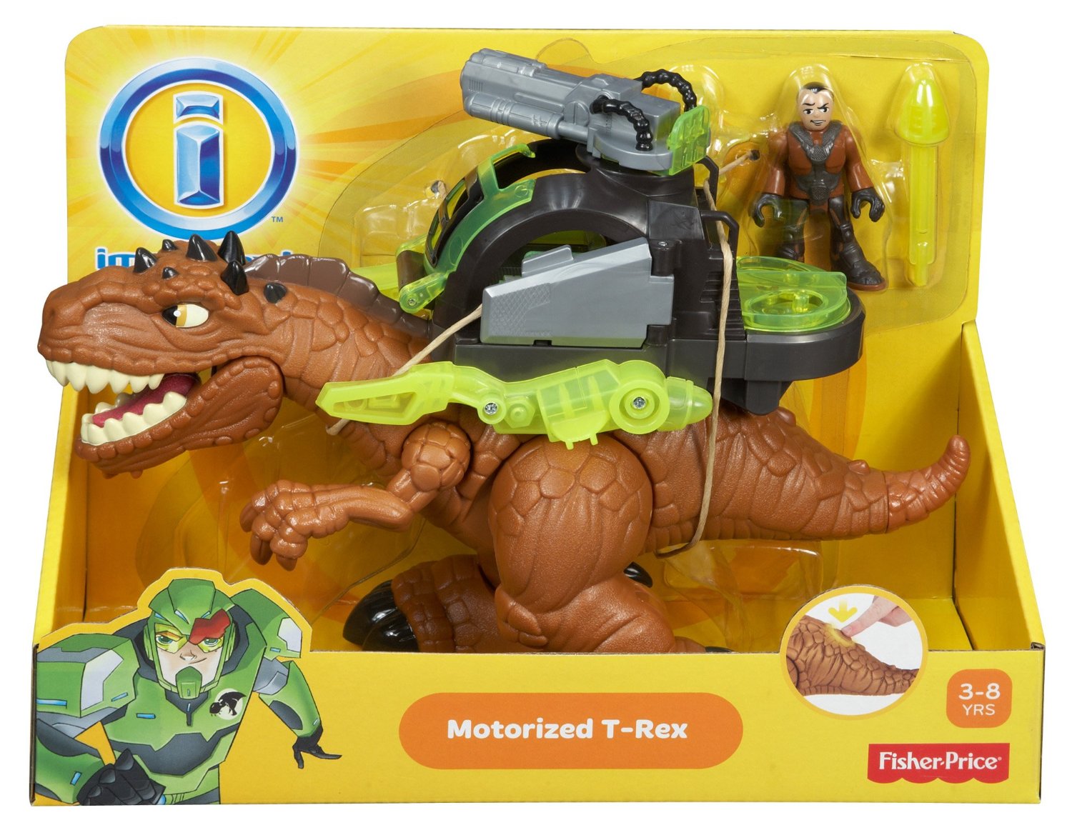 Fisher Price Imaginext Dinosaur Motorized TRex eBay