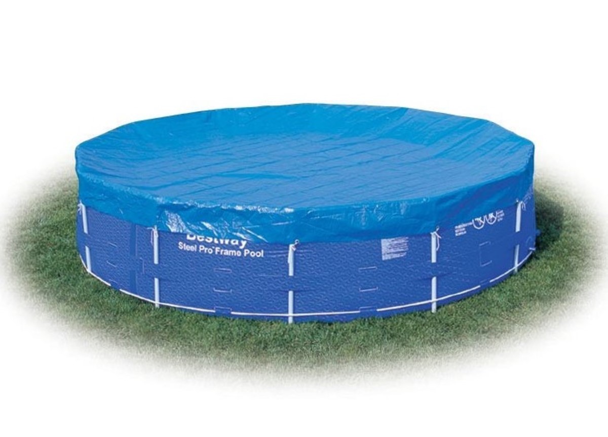 steel frame pool cover