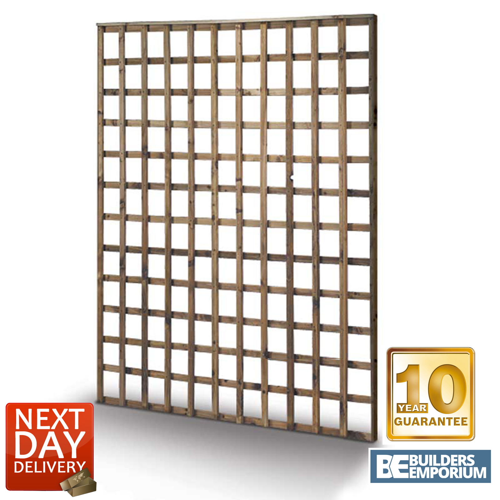 Square Garden Trellis Treated Timber Heavy Duty Garden All Sizes Available