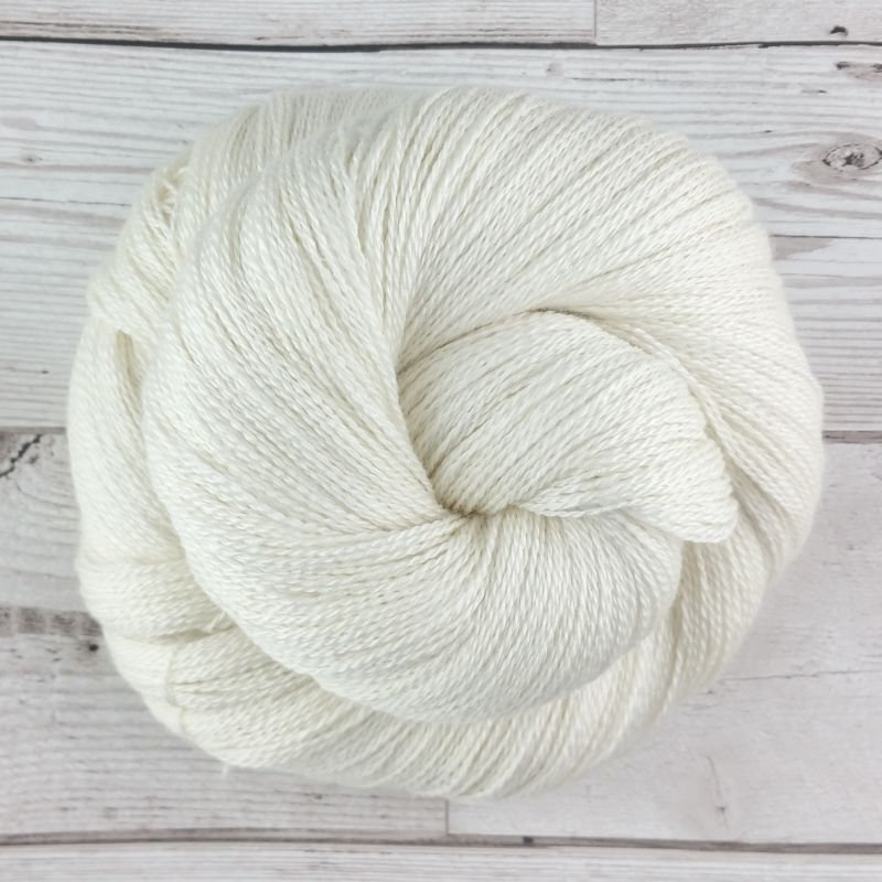 Sin Teñir 2 capas y encaje Yarns