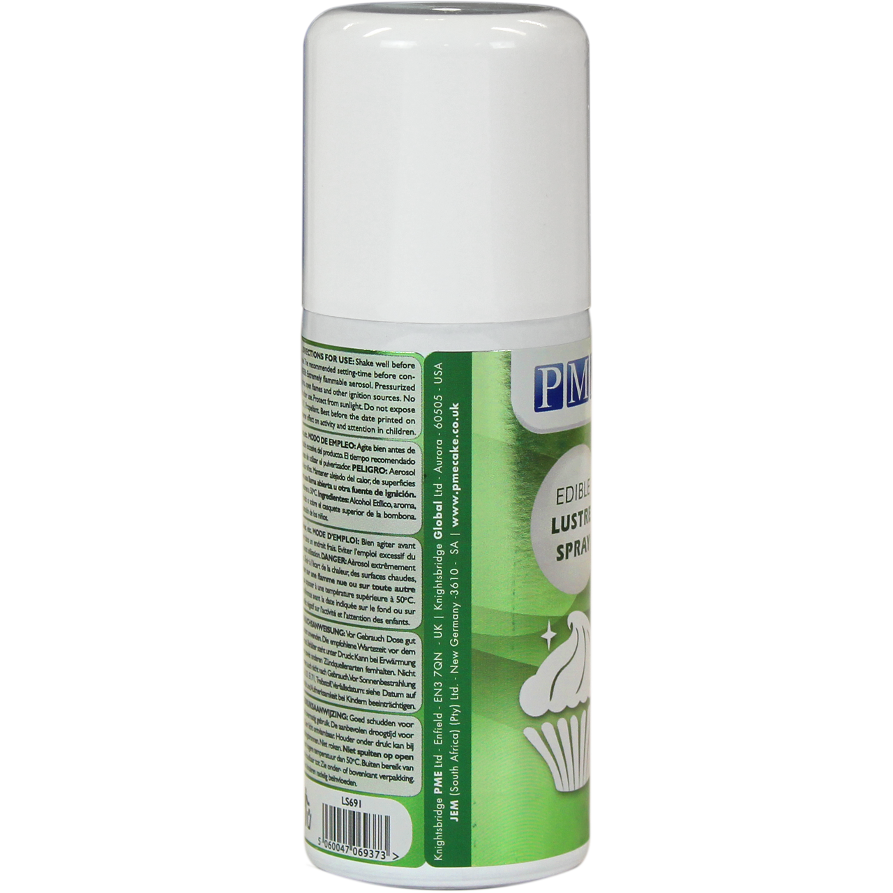 3 X PME Edible Lustre Spray Paint For Food Fondant Icing