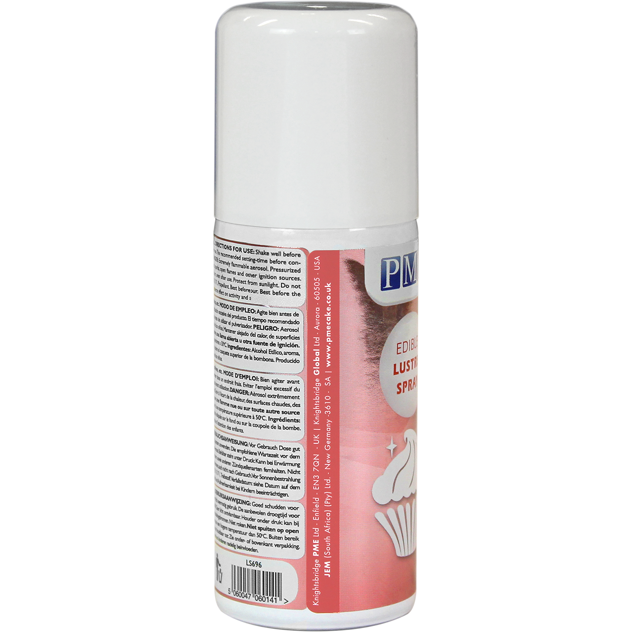 3 X PME Edible Lustre Spray Paint For Food Fondant Icing