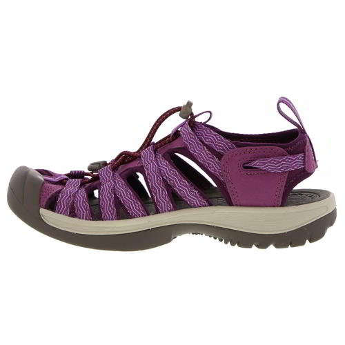 purple walking sandals