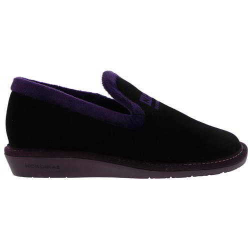 Nordikas Nicola 305 Womens Ladies Black Indoor Outdoor Sole Slippers Size 4-9