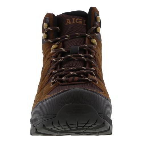 Aigle Mens Waterproof Walking Boots Vedur Mid Brown Hiking Shoes Size 8-11