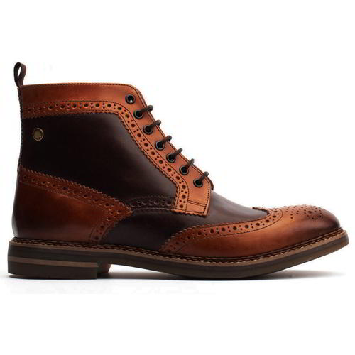 Base London Bannière Homme Marron Country Chaussures Chukka Cheville Bottes Taille 8-12
