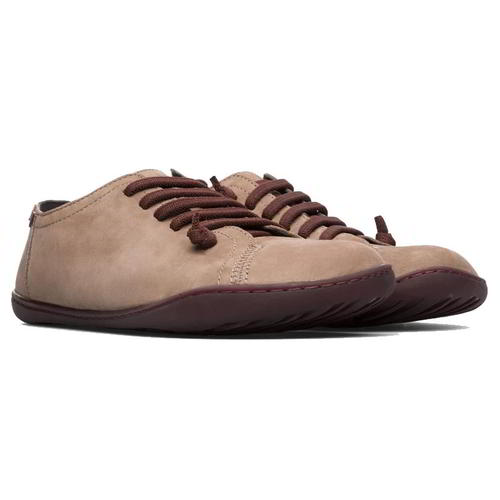Camper Peu Cami 20848 Womens Ladies Brown Soft Leather Shoes Trainers Size 4-8