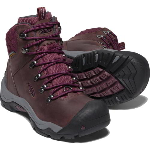 Keen Revel III Womens Ladies Purple Waterproof Walking Hiking Boots Size 5-8