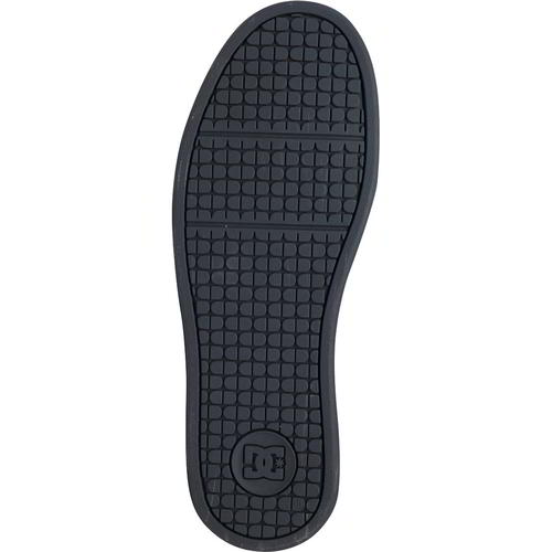 DC Net Black Grey Mens Leather Skate Shoes Trainers Size 7-15