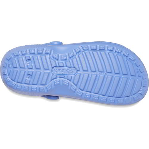Crocs Classic Lined Clog Womens Ladies Blue Fur Slippers Clog Shoes Size 4-8