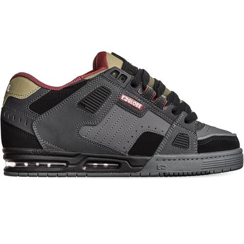 New Globe Sabre Mens Grey Black Air Cushioned Skate Trainers Shoes Size 8-11