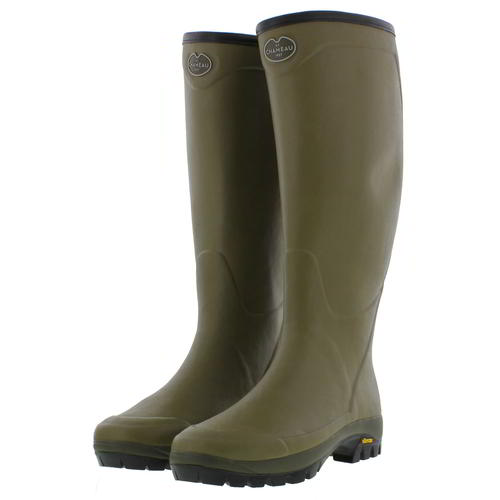 Le Chameau Country Vibram Mens Wellies Wellington Boots Size 6.5-11